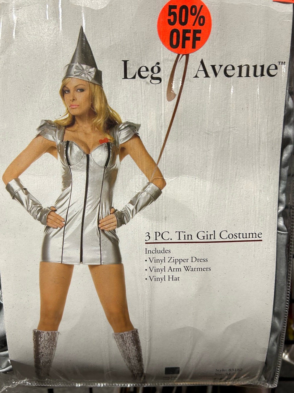 Leg Avenue Silver Tin Girl Costume for Kids
